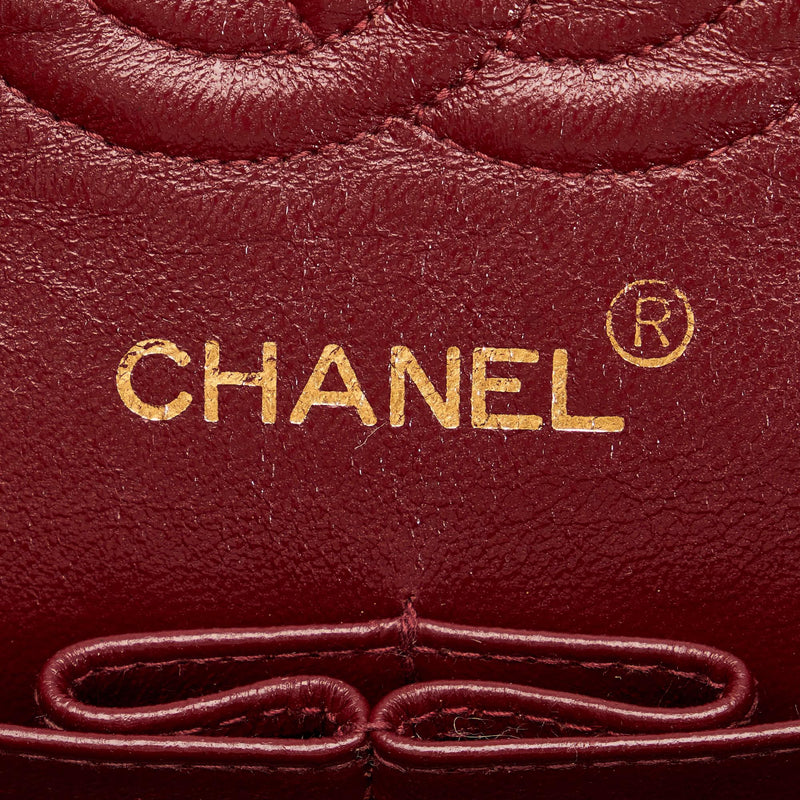 Chanel Small Classic Lambskin Double Flap (SHG-e4HtIK)