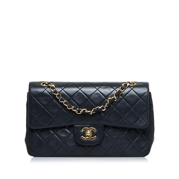 Chanel CC Timeless Lambskin Leather Single Flap Bag (SHG-3Lq5he) – LuxeDH