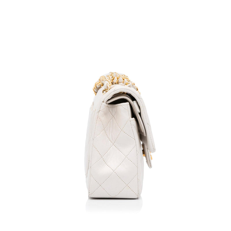 Chanel Small Classic Lambskin Double Flap (SHG-EEst57) – LuxeDH