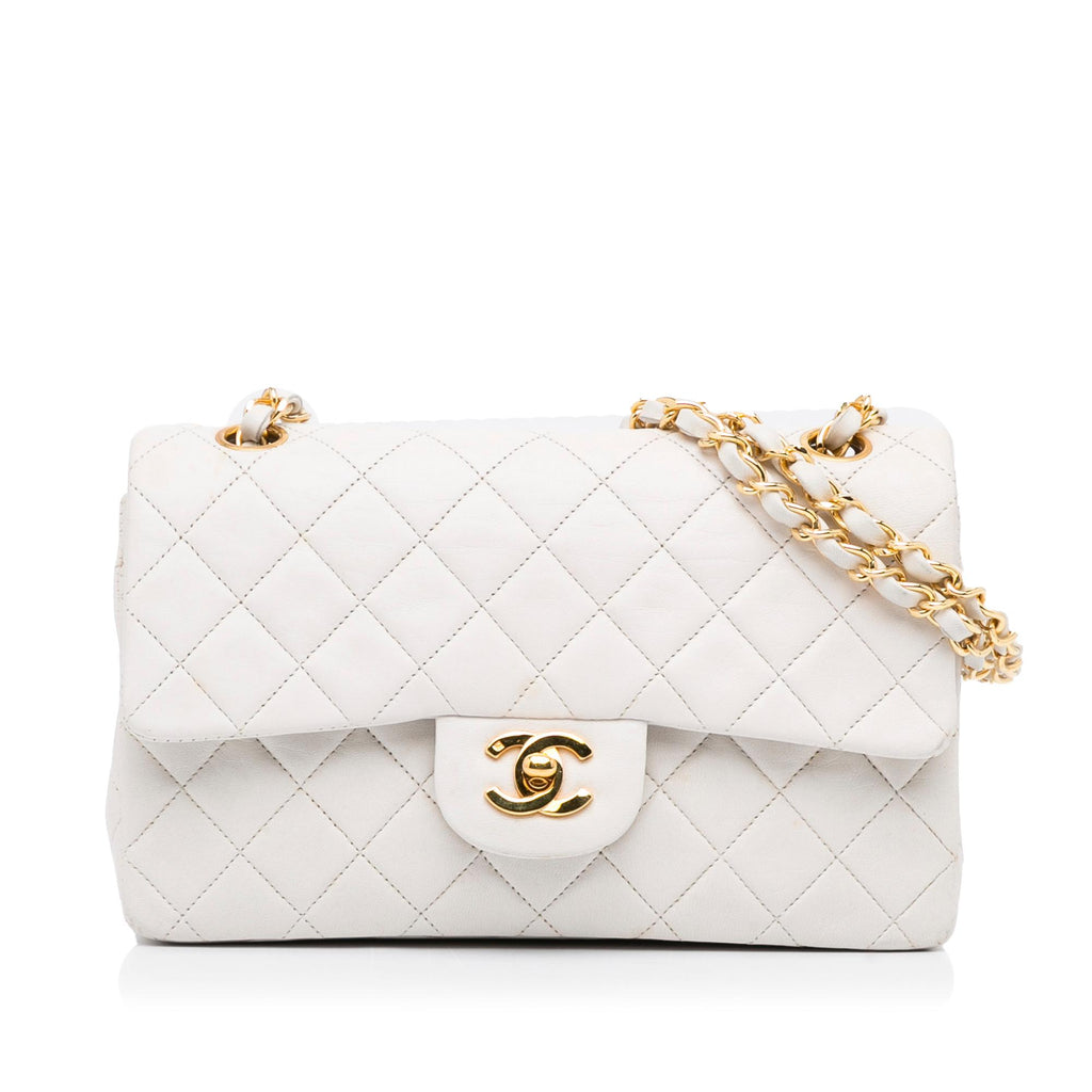 Chanel Classic Double Flap Bag Quilted Lambskin with Rose Gold