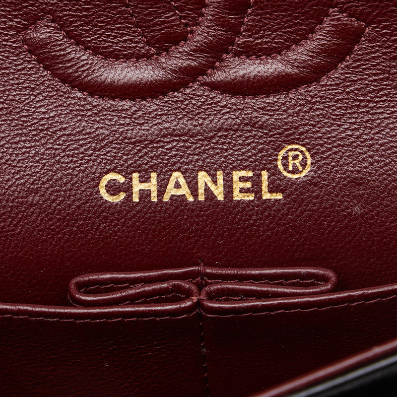 Chanel Small Classic Lambskin Double Flap (SHG-3zeDj0)