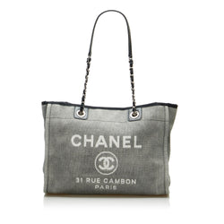 Chanel Small Deauville Tote Bag (SHG-iAZcBg) – LuxeDH