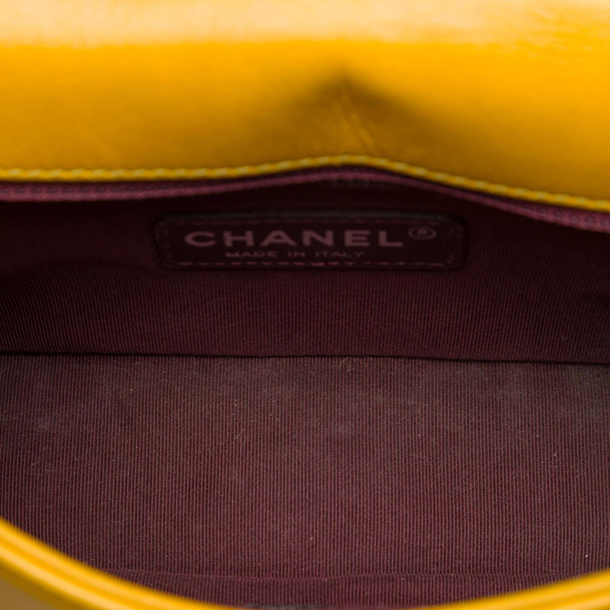 Chanel Small Glazed Calfskin Coco Boy Flap