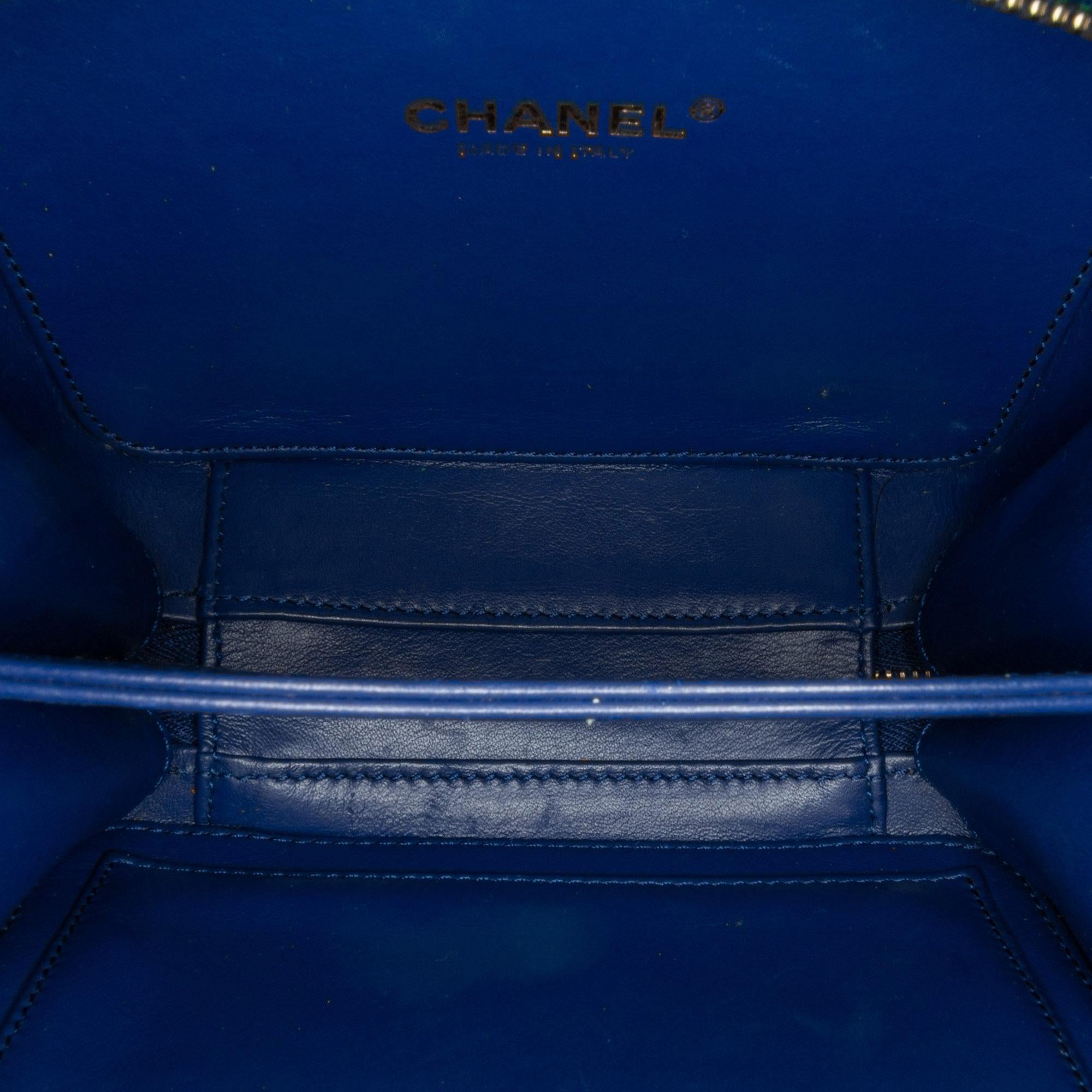 Chanel Small Jersey CC Filigree Vanity Case