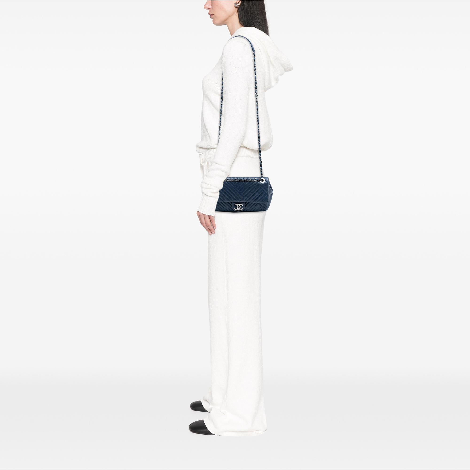 Chanel Small Lambskin CC Crossing Flap