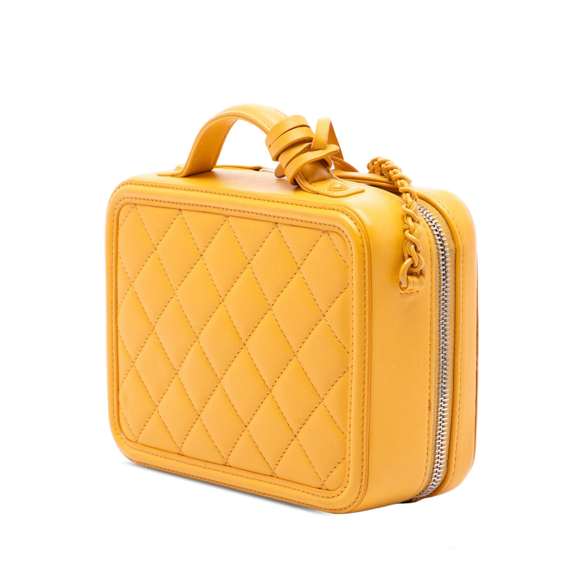 Chanel Small Lambskin CC Filigree Incognito Vanity Case