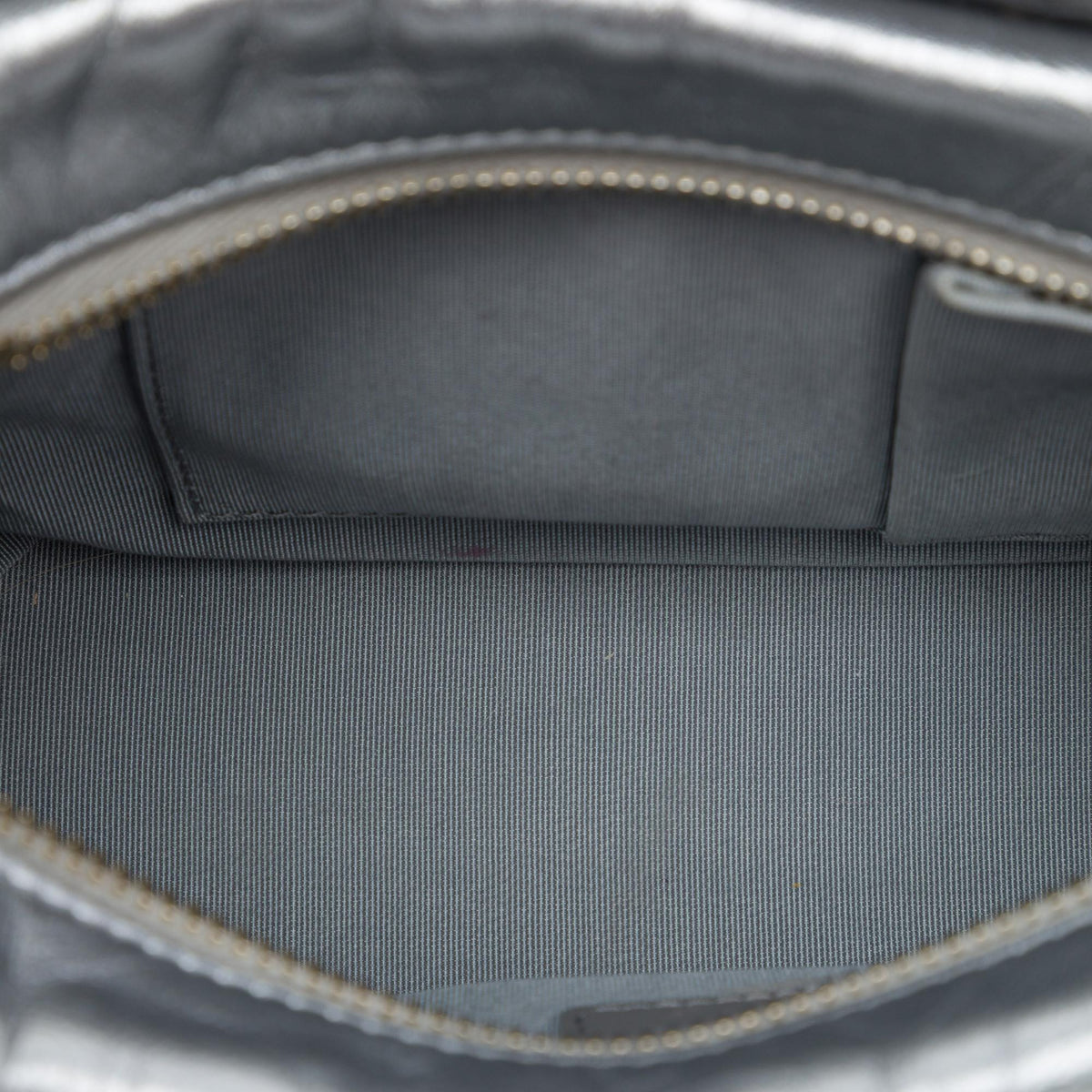 Chanel Small Metallic Calfskin CC Stitched Gabrielle Hobo