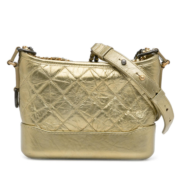 Chanel Small Metallic Gabrielle Crossbody Bag (SHG-S2VD17)