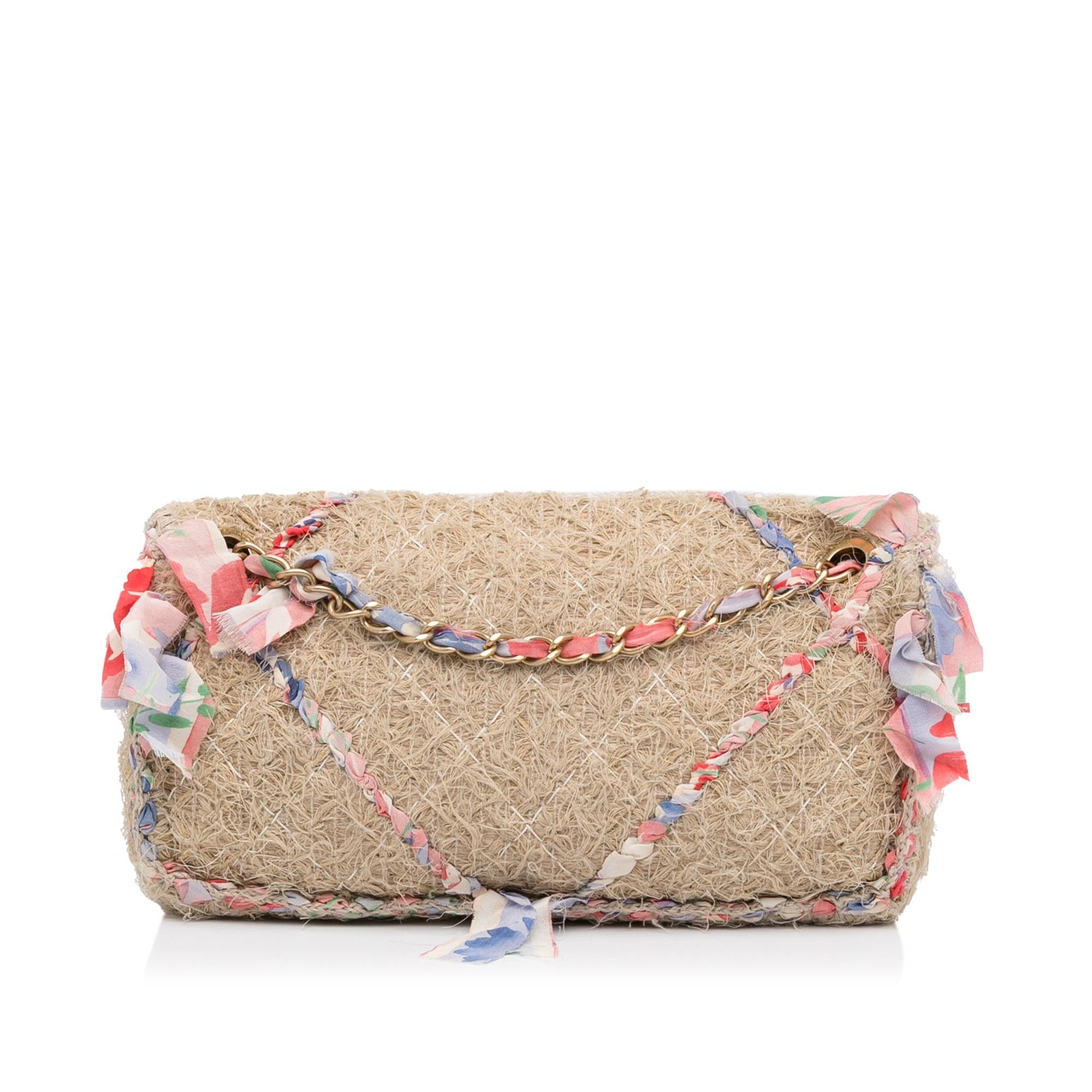 Chanel Small Multicolor Organic Flap Crossbody (SHG-YTwNFn)