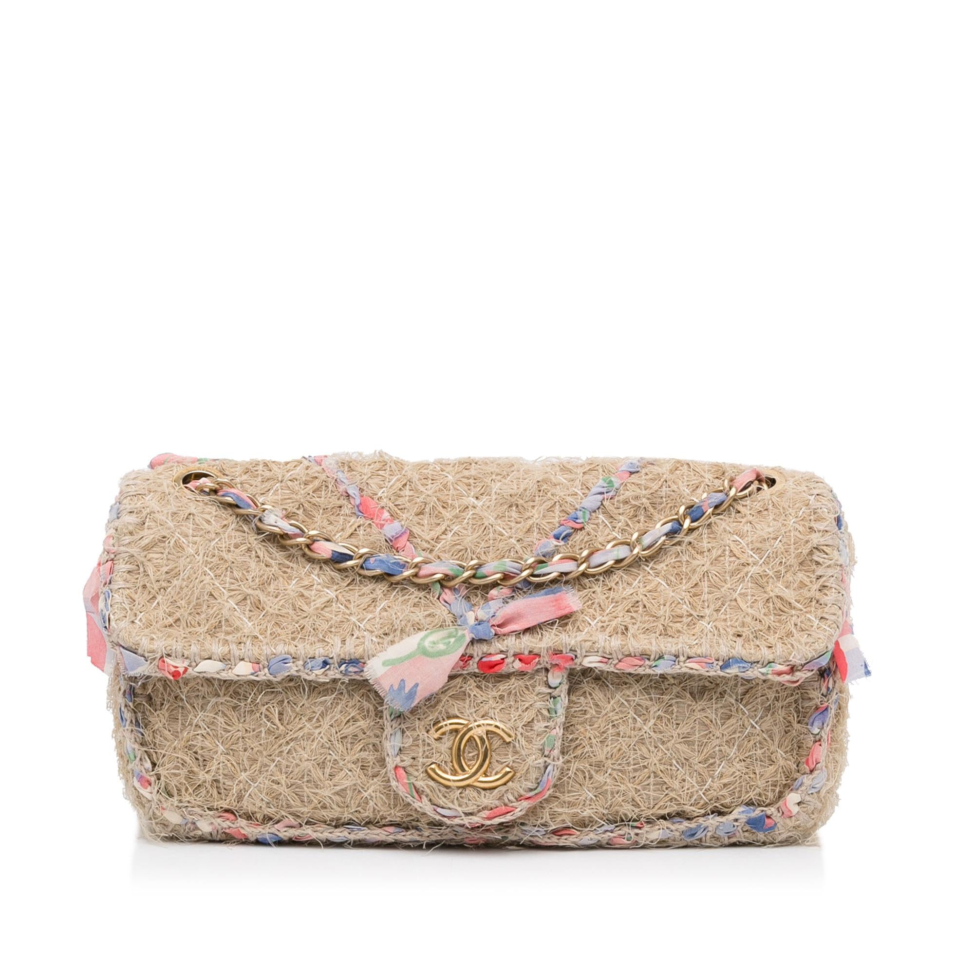 Chanel Small Multicolor Organic Flap Crossbody (SHG-YTwNFn)