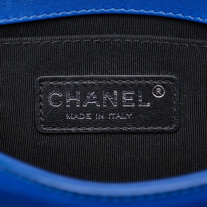 Chanel Small Patent Boy Plexiglass Crossbody Bag (SHG-fgw9n7)