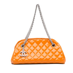 Chanel Small Patent Just Mademoiselle Shoulder Bag (SHG-yJUdZj)