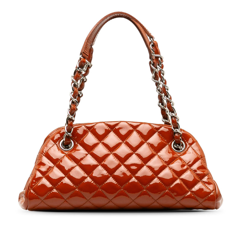 Chanel Small Patent Just Mademoiselle Shoulder Bag (SHG-eDqWnL)