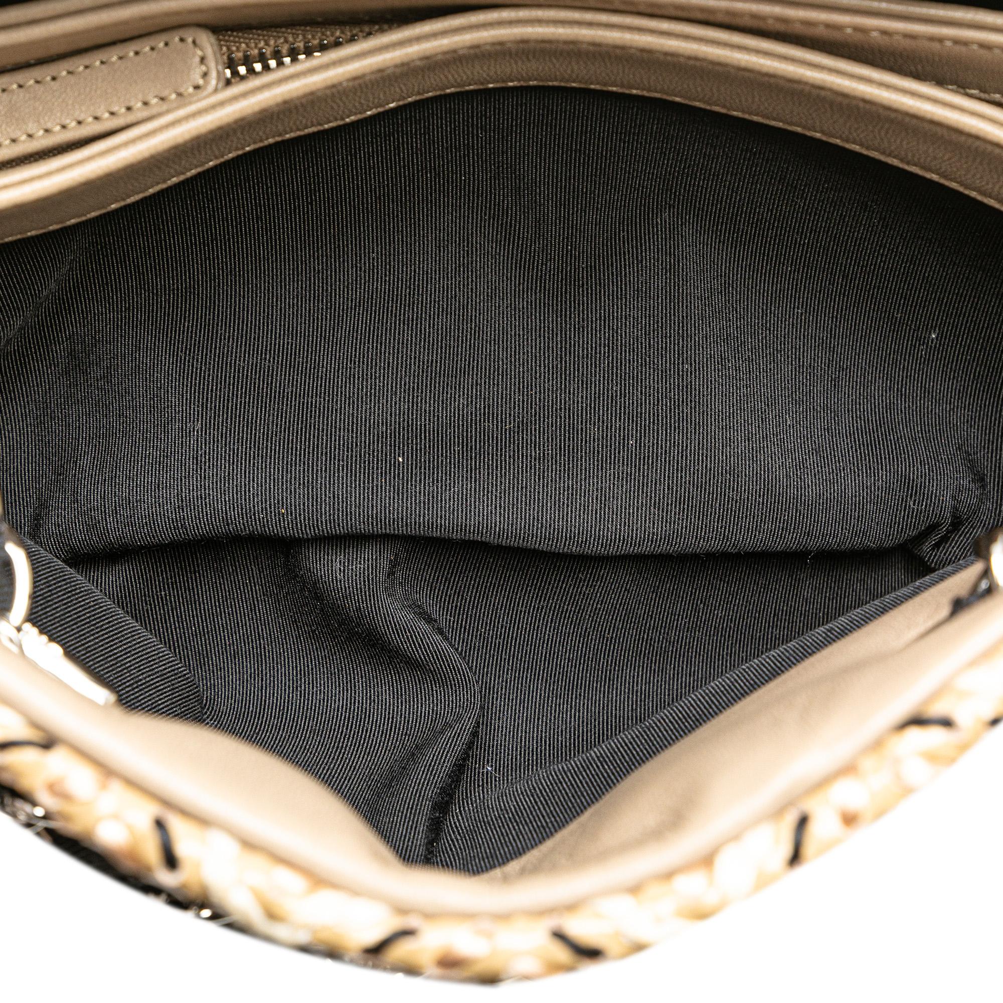 Chanel Small Patent Stitch Just Mademoiselle Bowling Bag (SHG-GjxVAH)