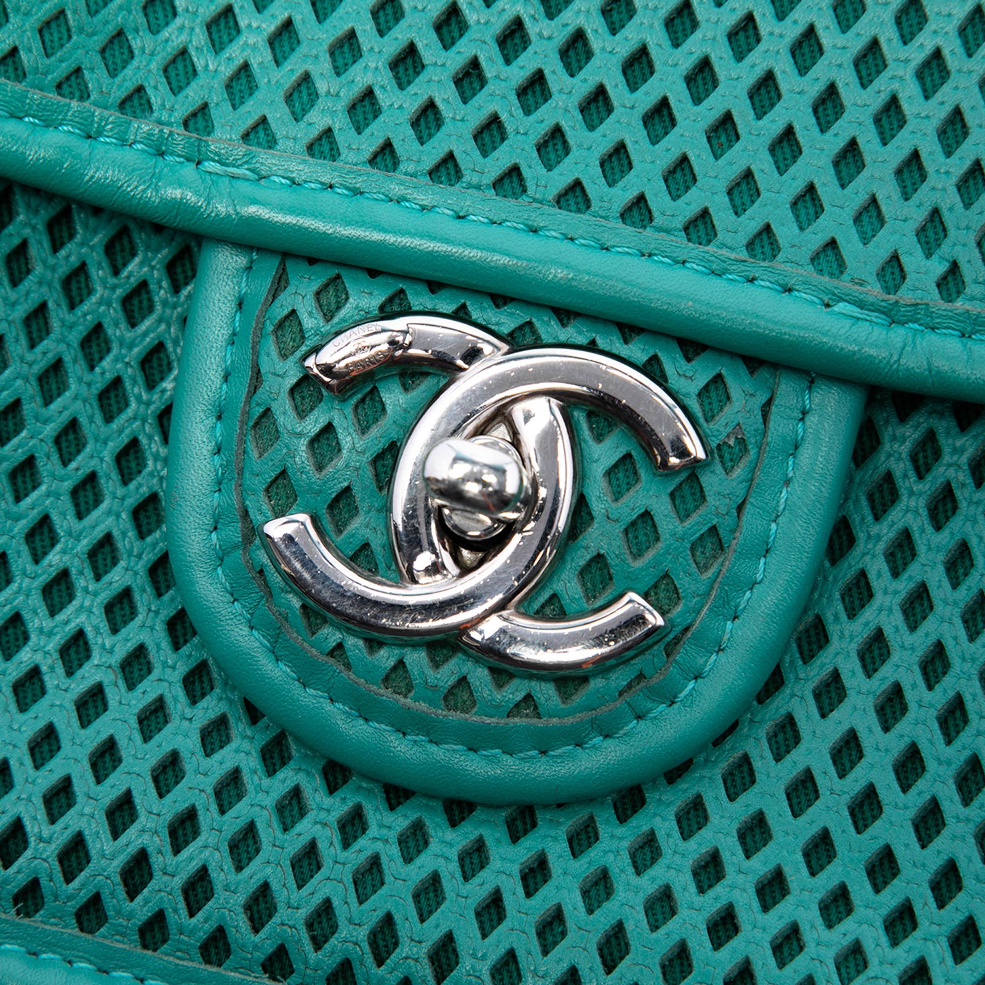 Chanel Small Perforated Calfskin Up In The Air Flap