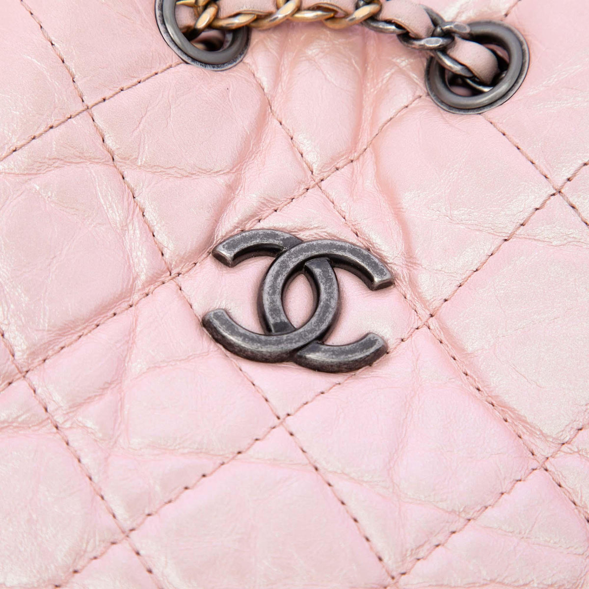 Chanel Small Quilted Aged Calfskin Gabrielle Backpack