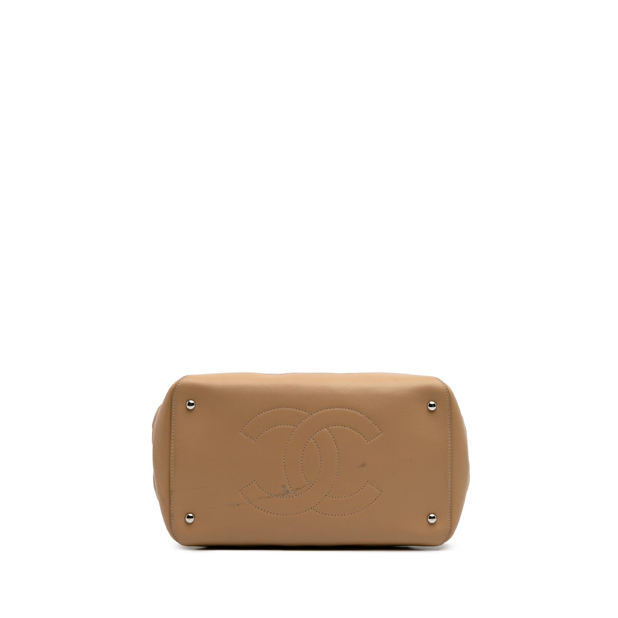 Chanel Small Quilted Calfskin Easy Shopping Tote