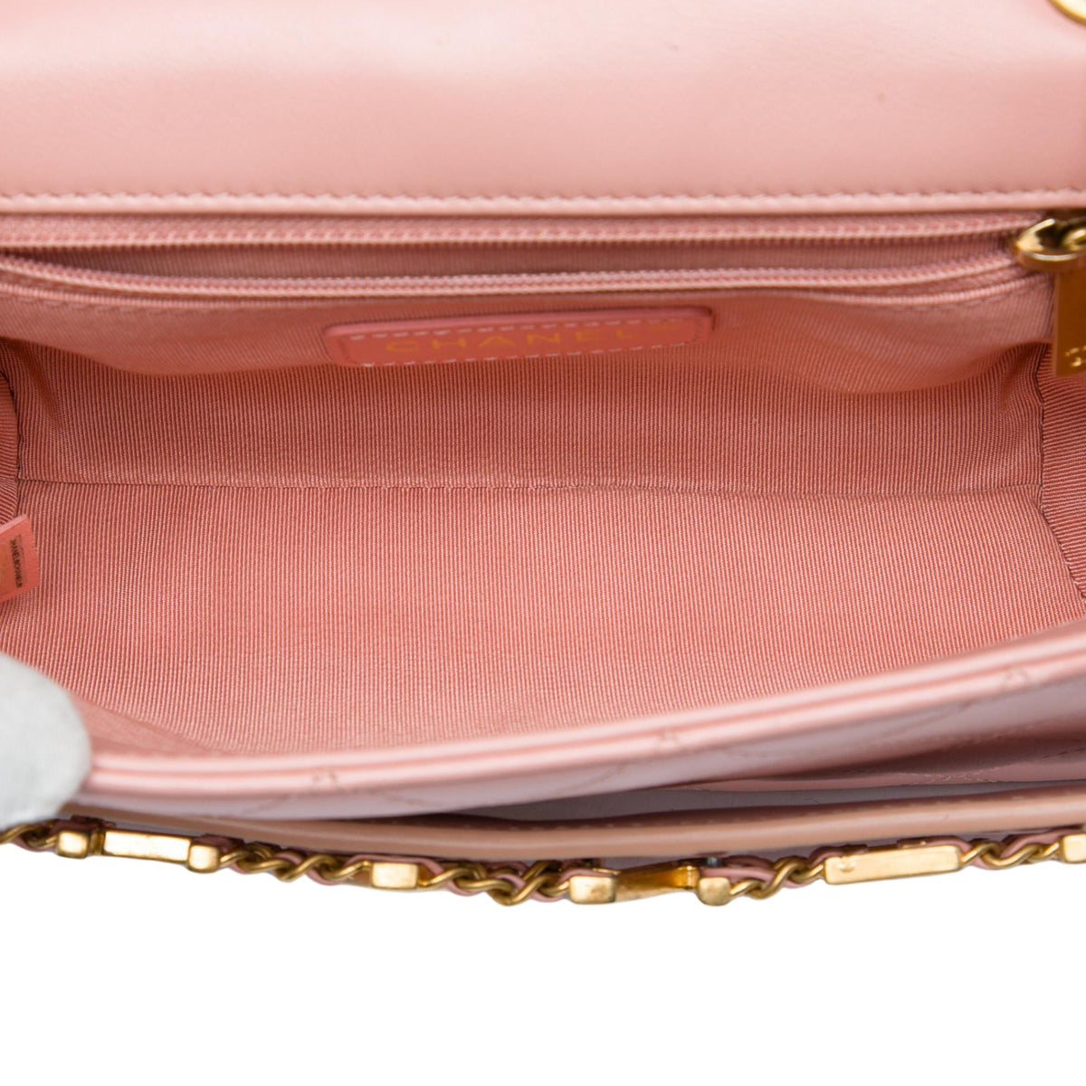 Chanel Small Quilted Calfskin Enchained Flap