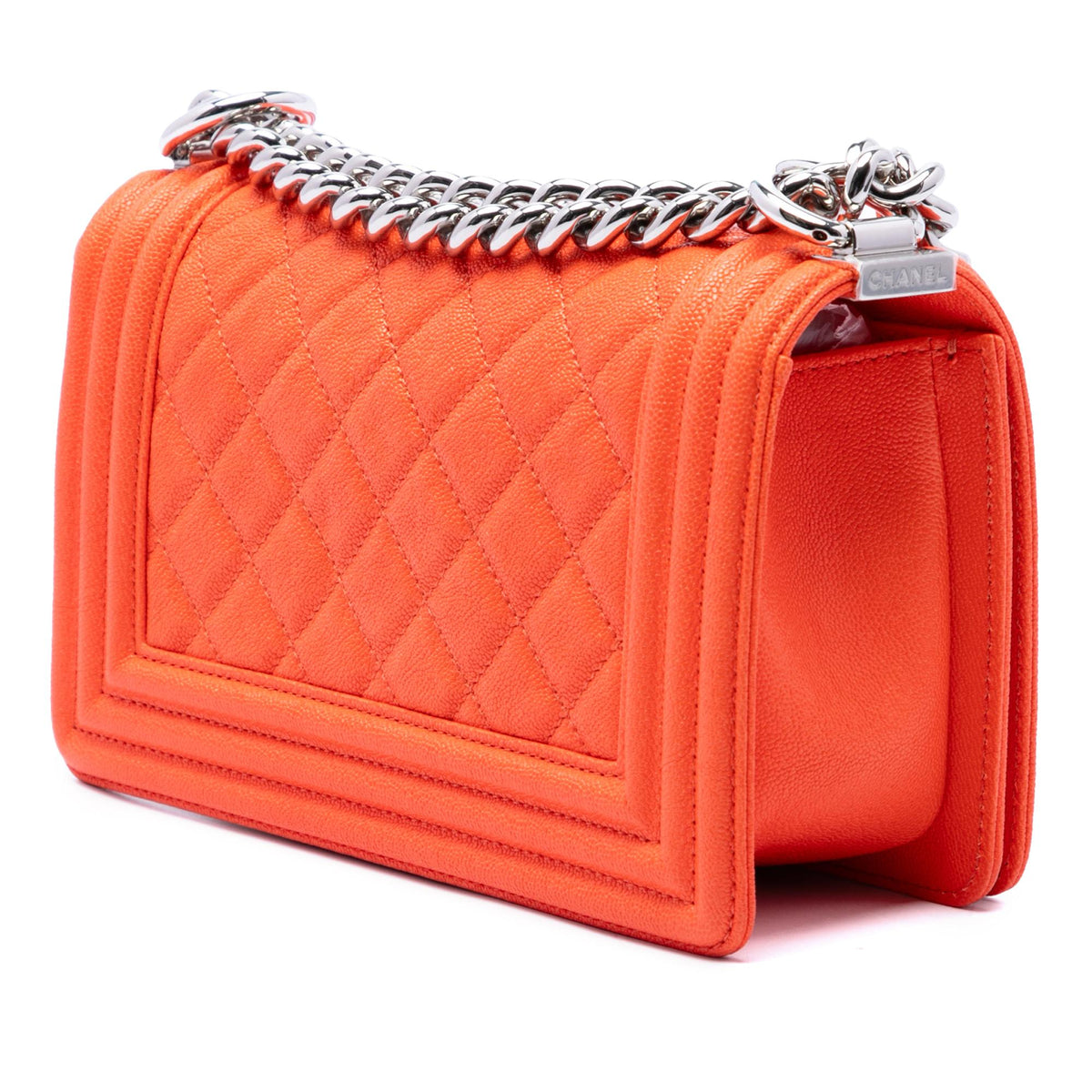 Chanel Small Quilted Caviar Boy Flap