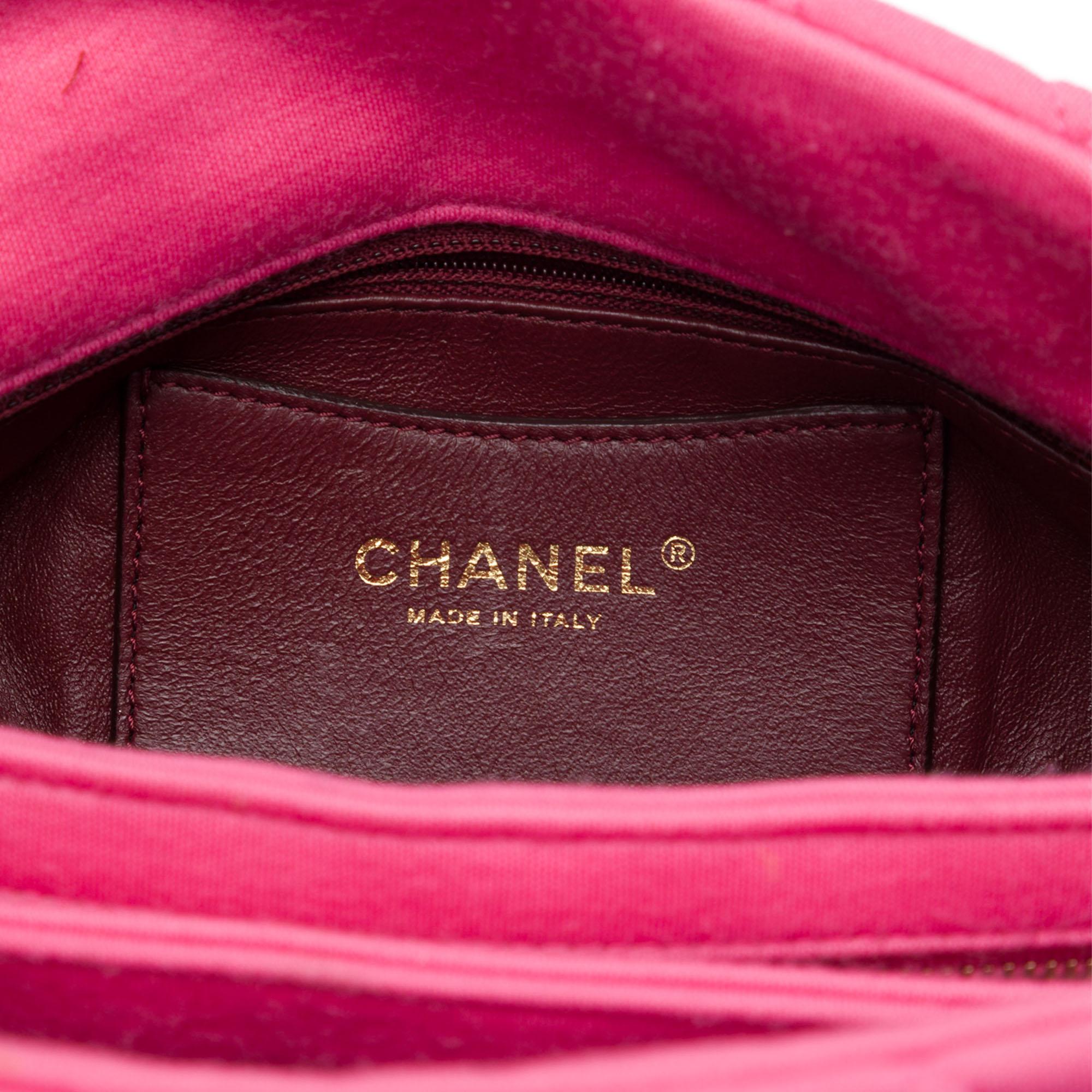 Chanel Small Quilted Jersey Just Mademoiselle Bowling Bag