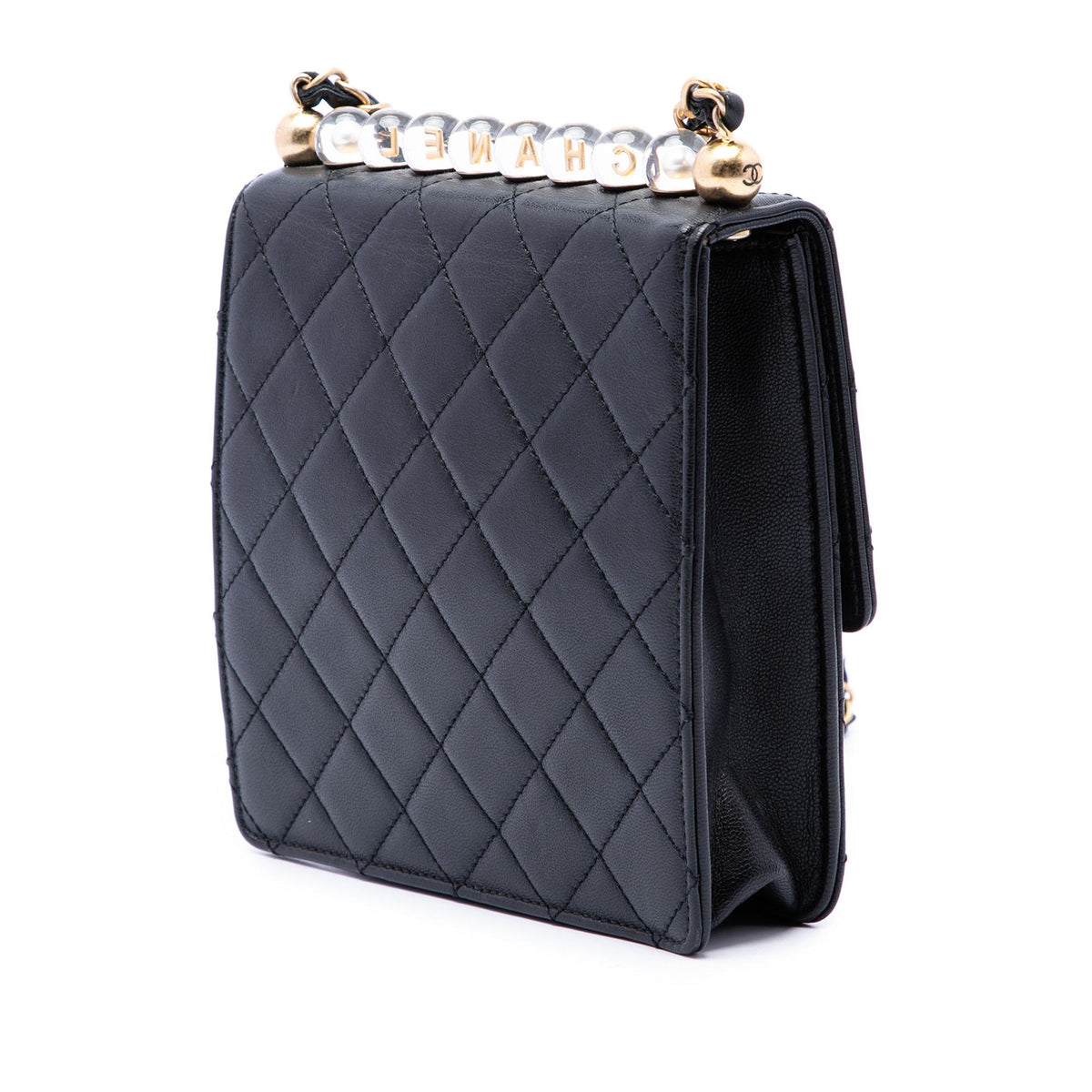 Chanel Small Quilted Lambskin Chic Pearls Flap