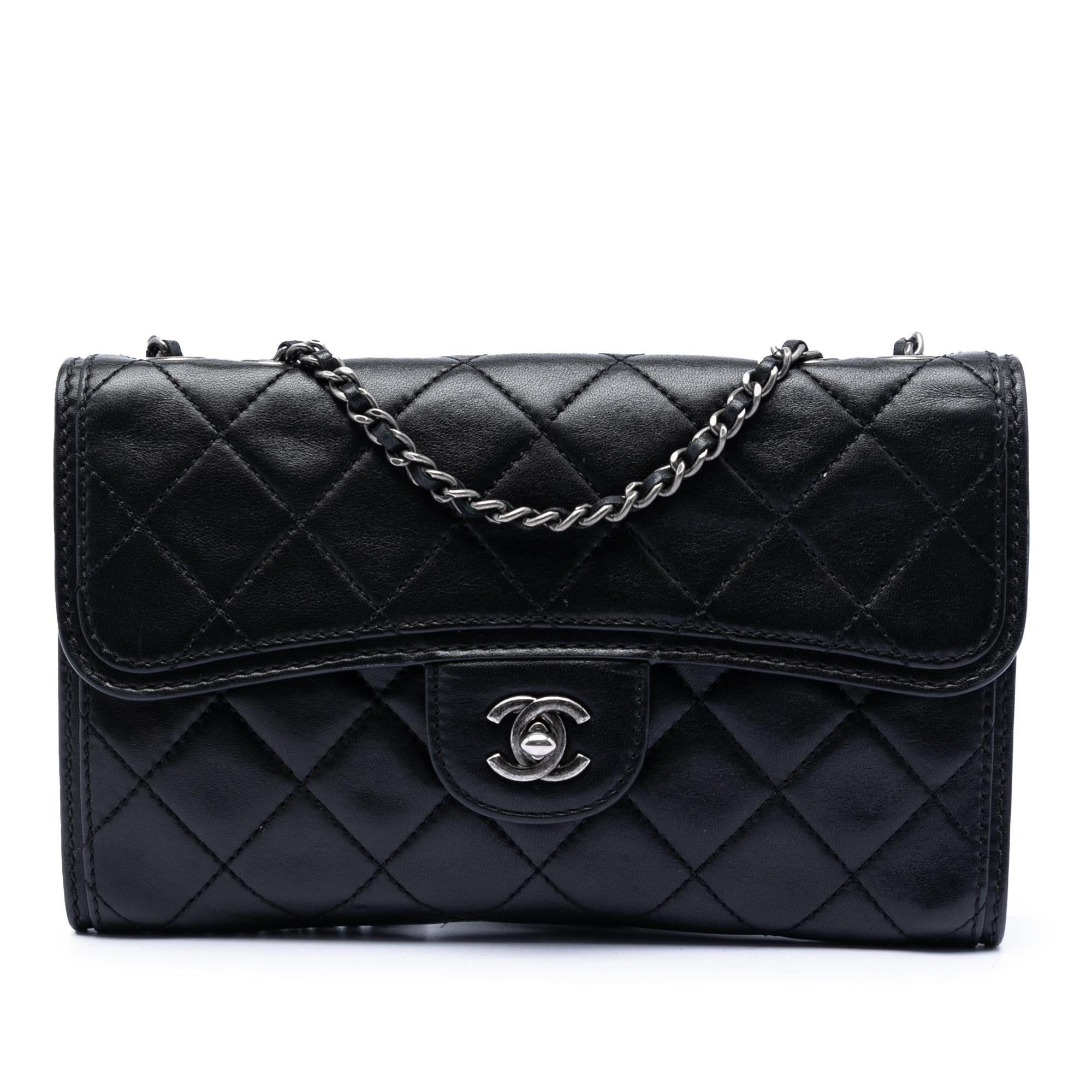 Chanel Small Quilted Lambskin Citizen Zip Flap