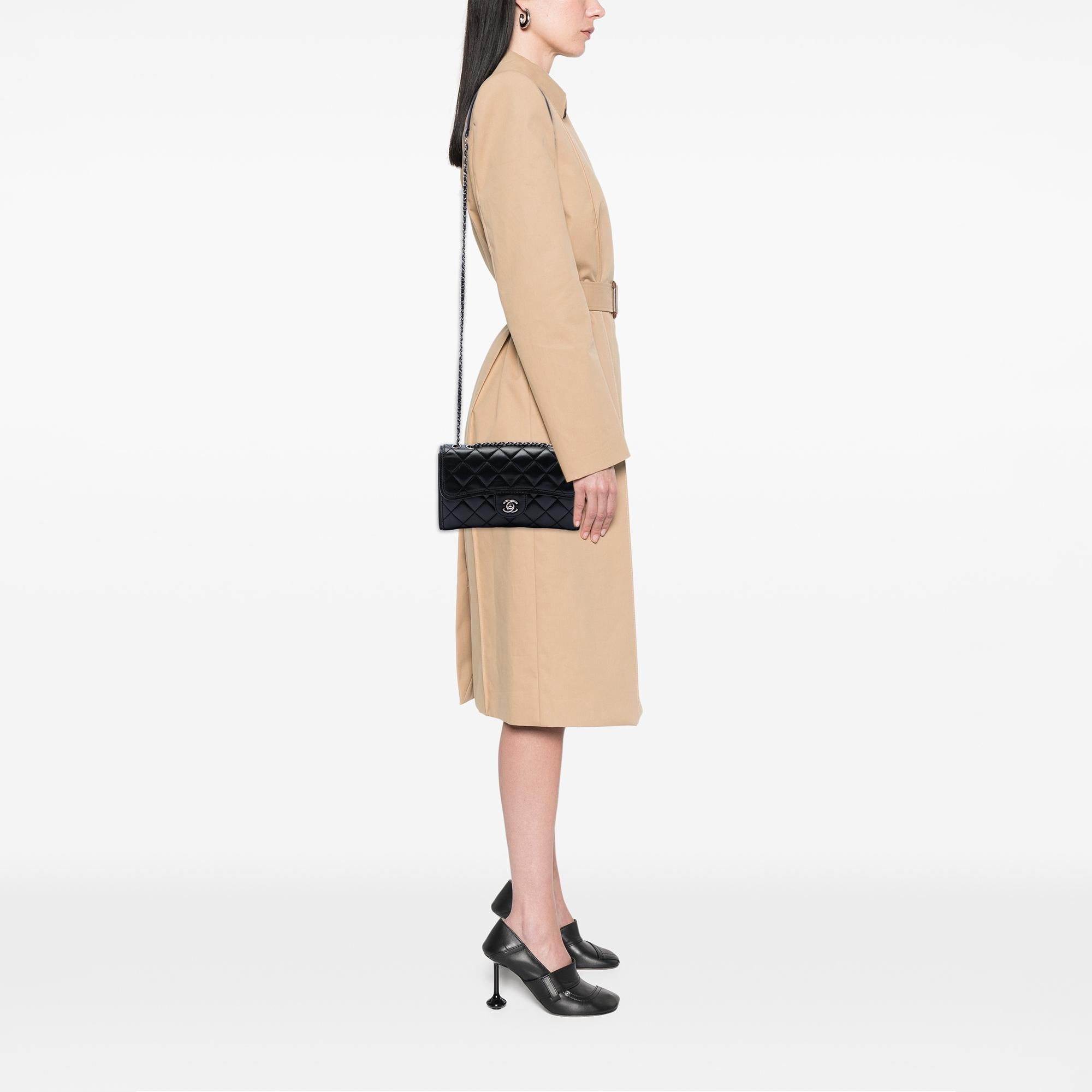 Chanel Small Quilted Lambskin Citizen Zip Flap