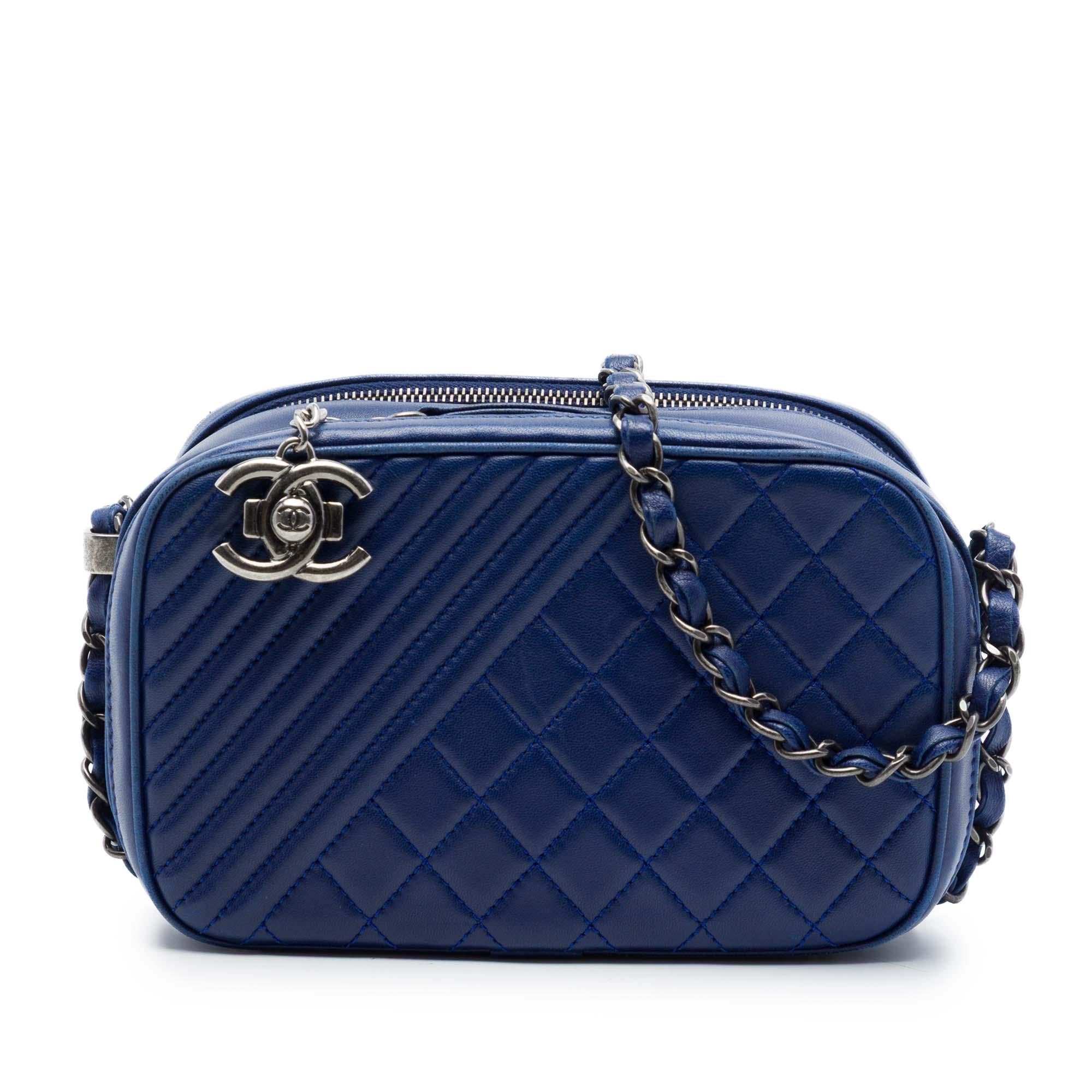 Chanel Small Quilted Lambskin Coco Boy Camera Bag