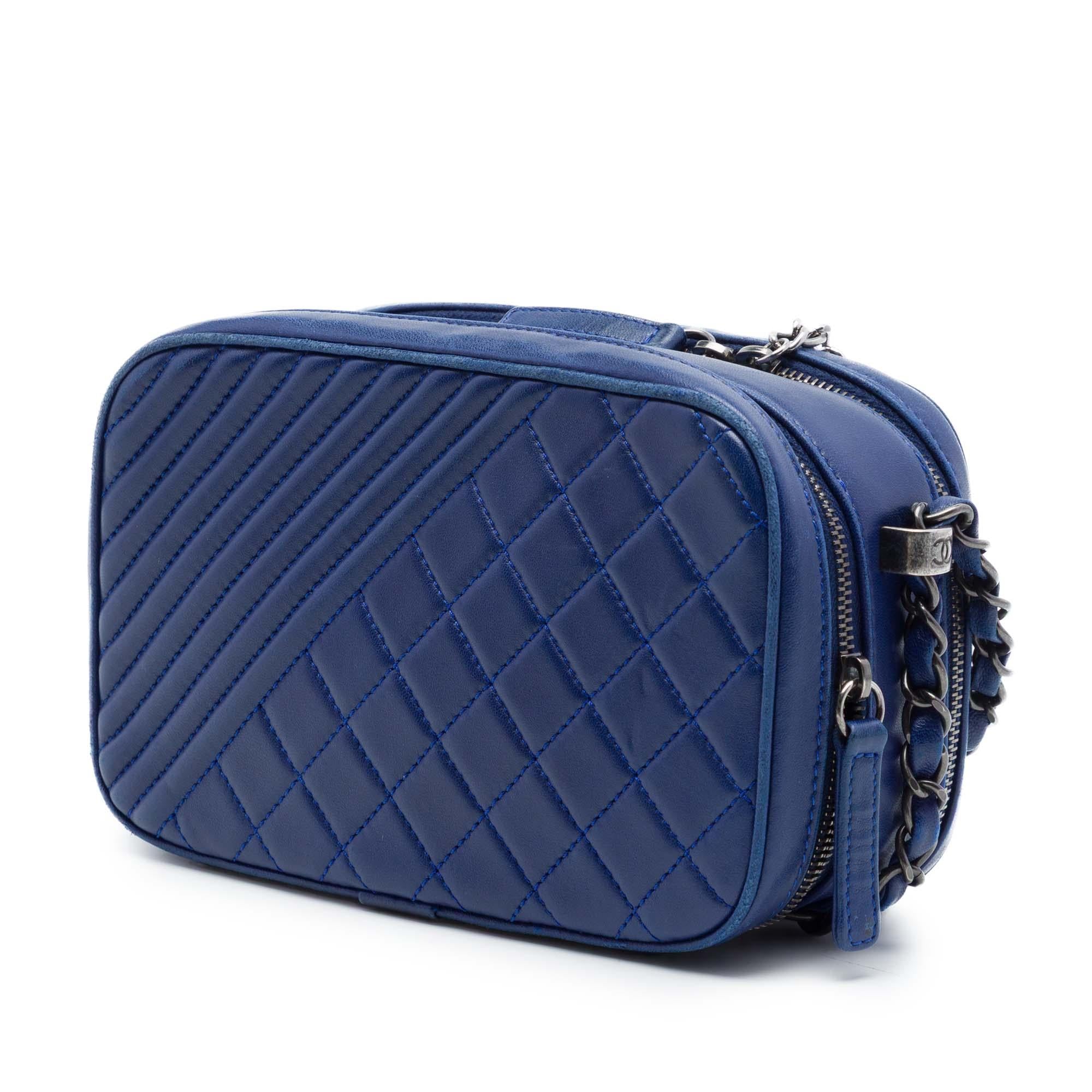 Chanel Small Quilted Lambskin Coco Boy Camera Bag