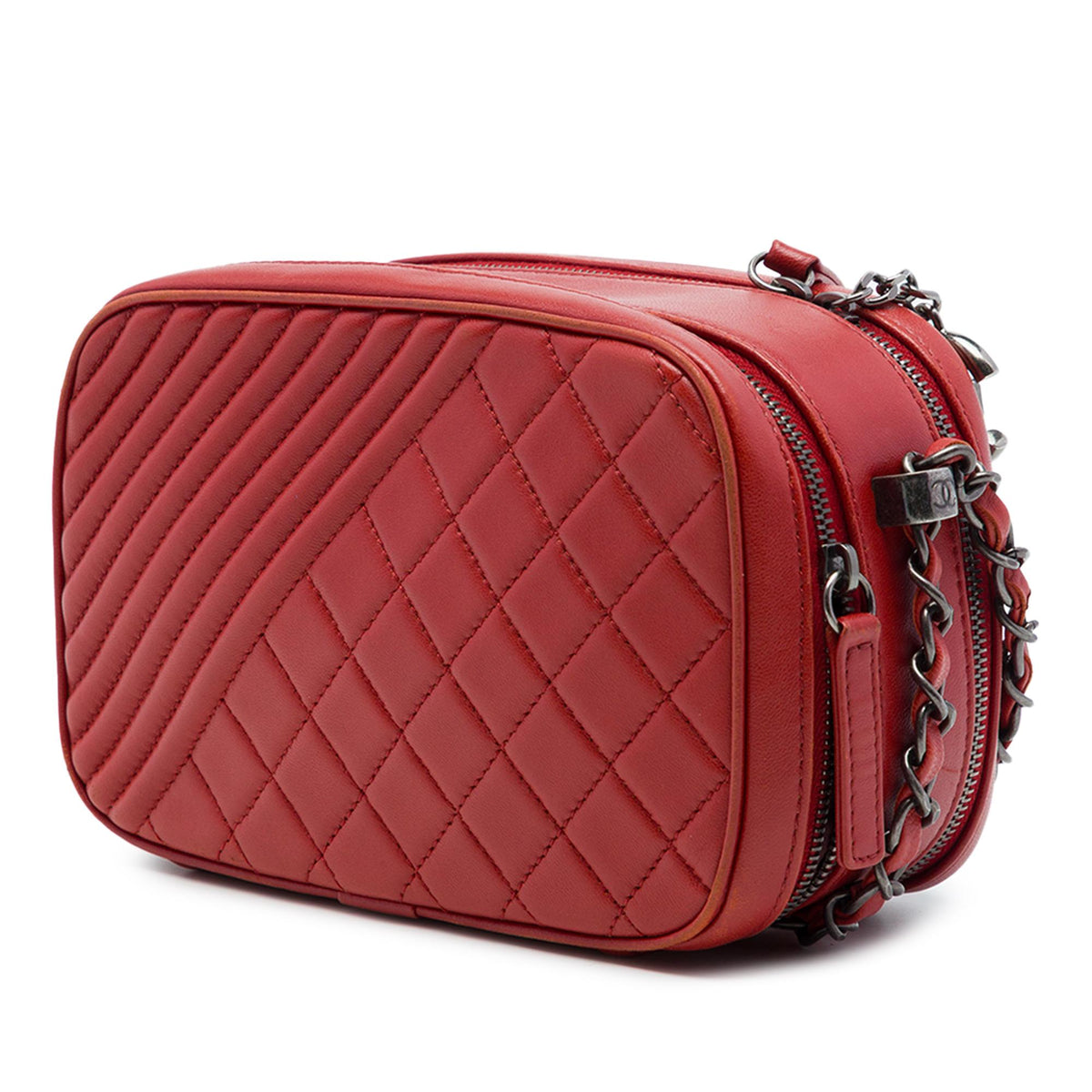 Chanel Small Quilted Lambskin Coco Boy Camera Bag