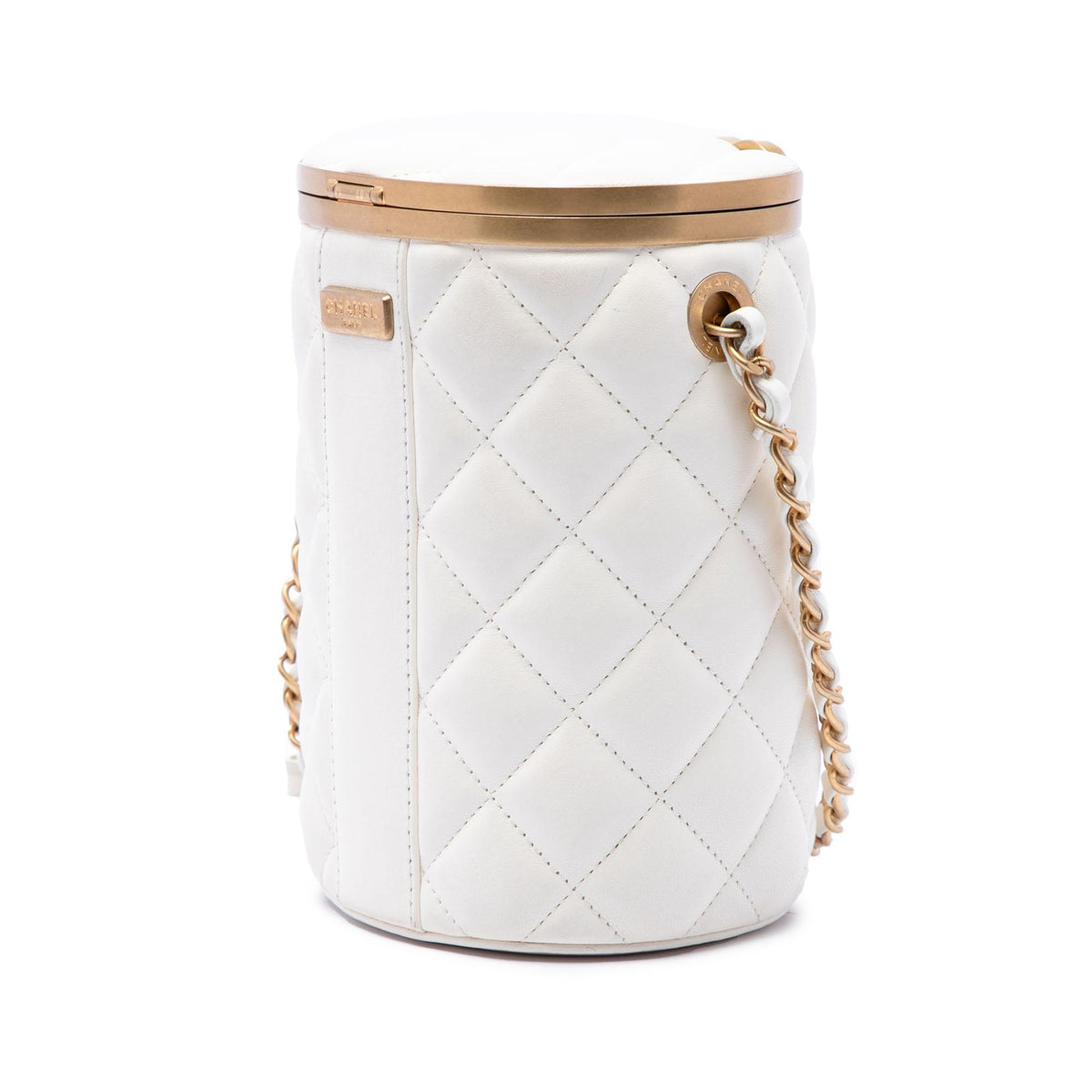 Chanel Small Quilted Lambskin Crown Box Bag