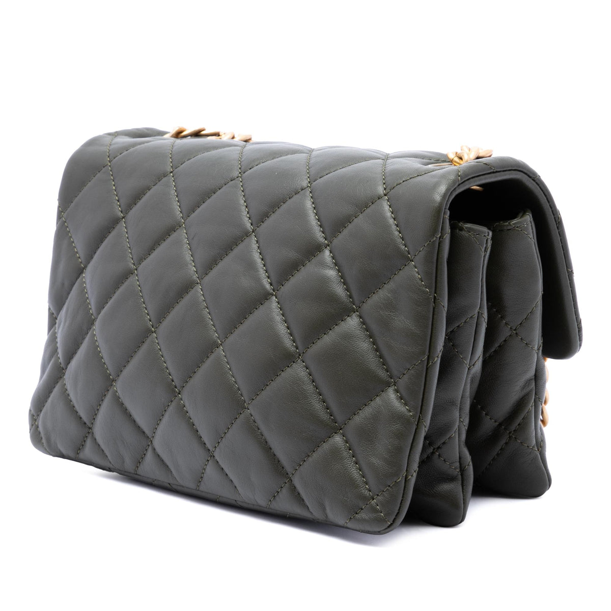 Chanel Small Quilted Lambskin Pillow Crush Flap