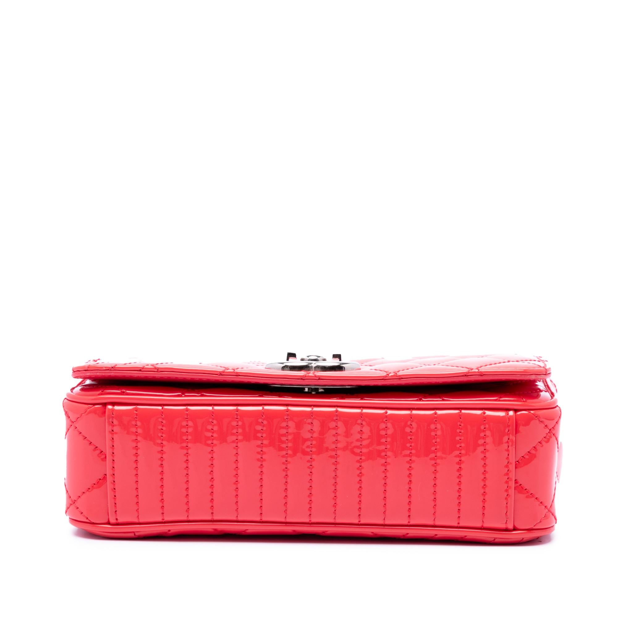 Chanel Small Quilted Patent Coco Boy Flap