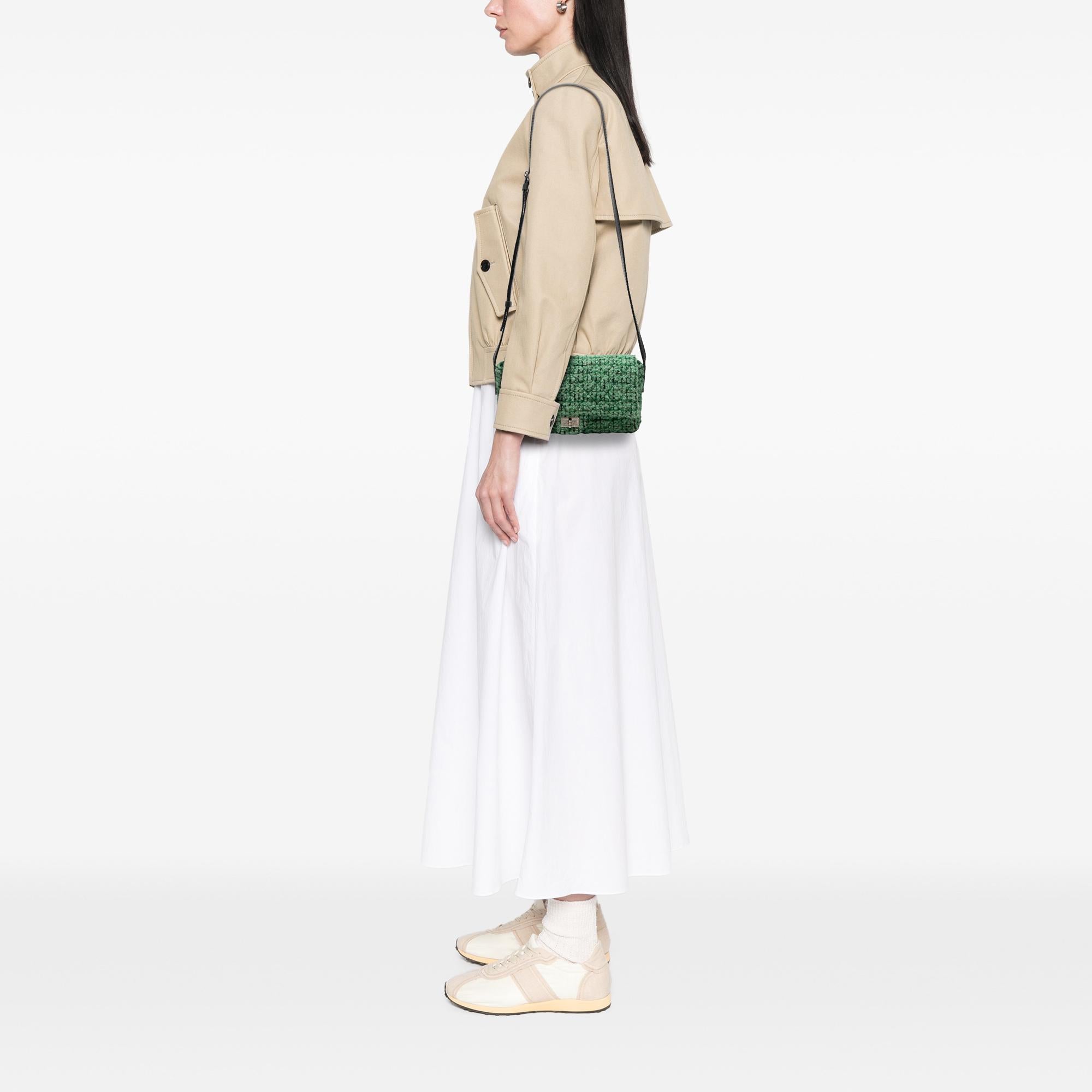 Chanel Small Quilted Tweed Reissue 2.55 Easy Messenger Flap