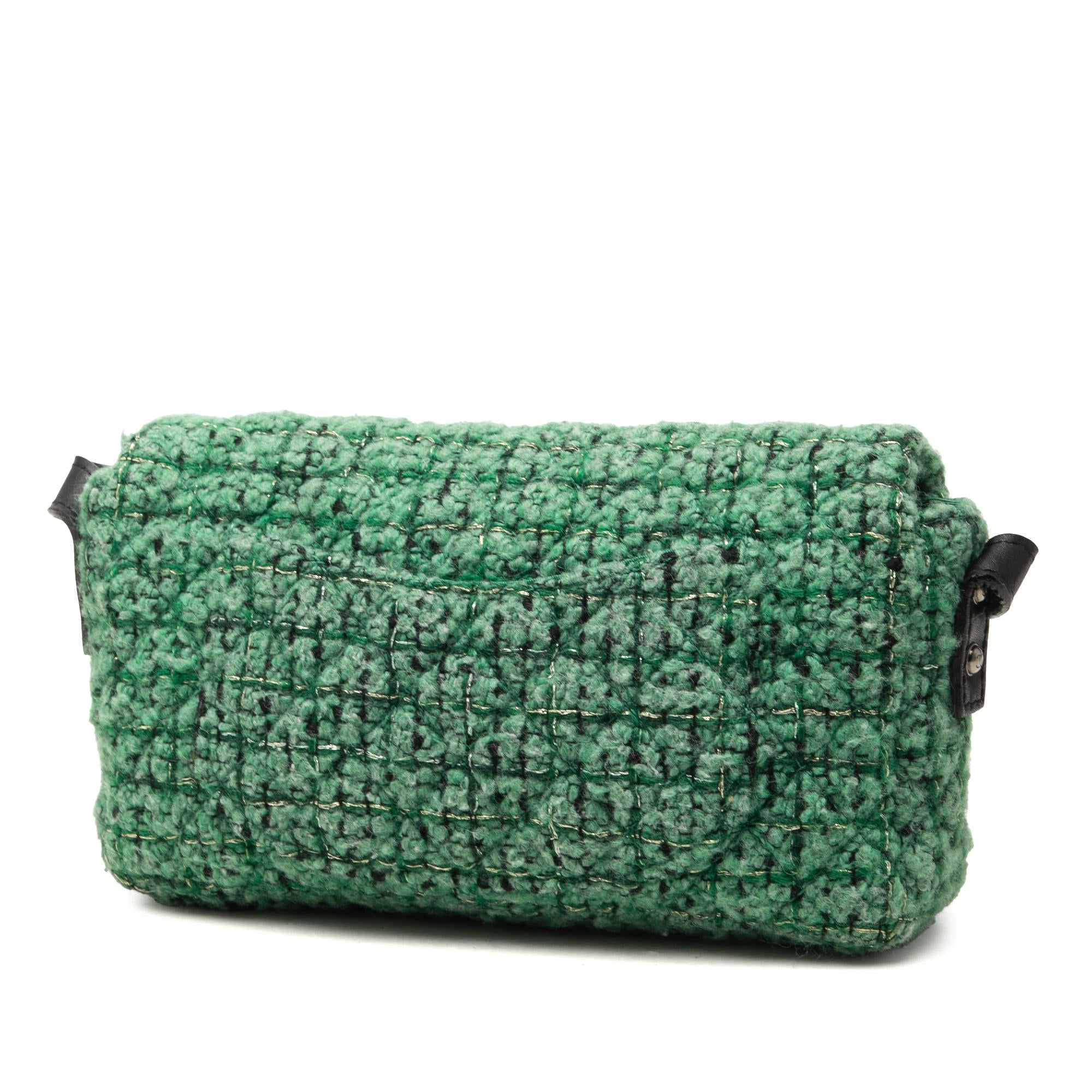 Chanel Small Quilted Tweed Reissue 2.55 Easy Messenger Flap