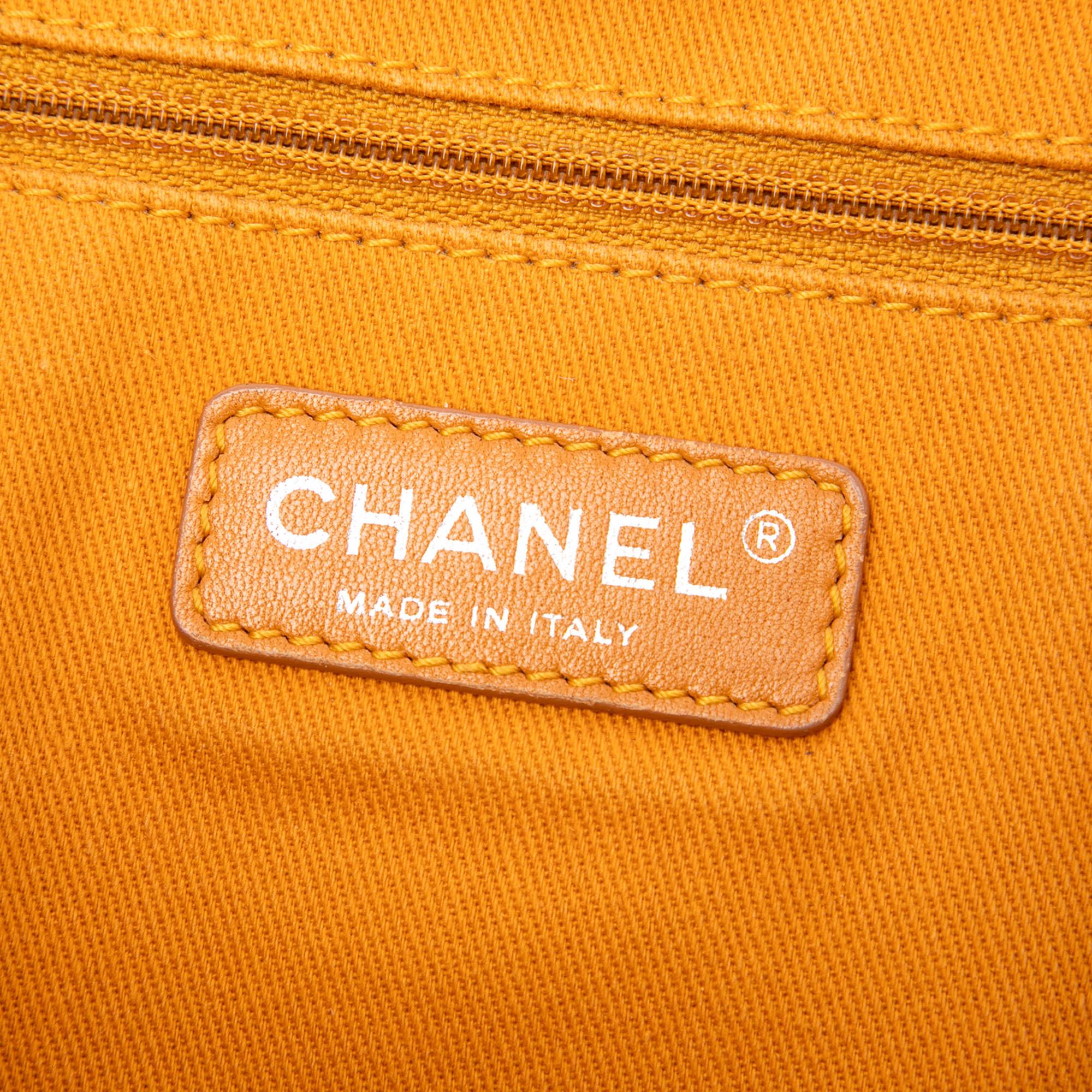 Chanel Small Raffia Deauville Tote