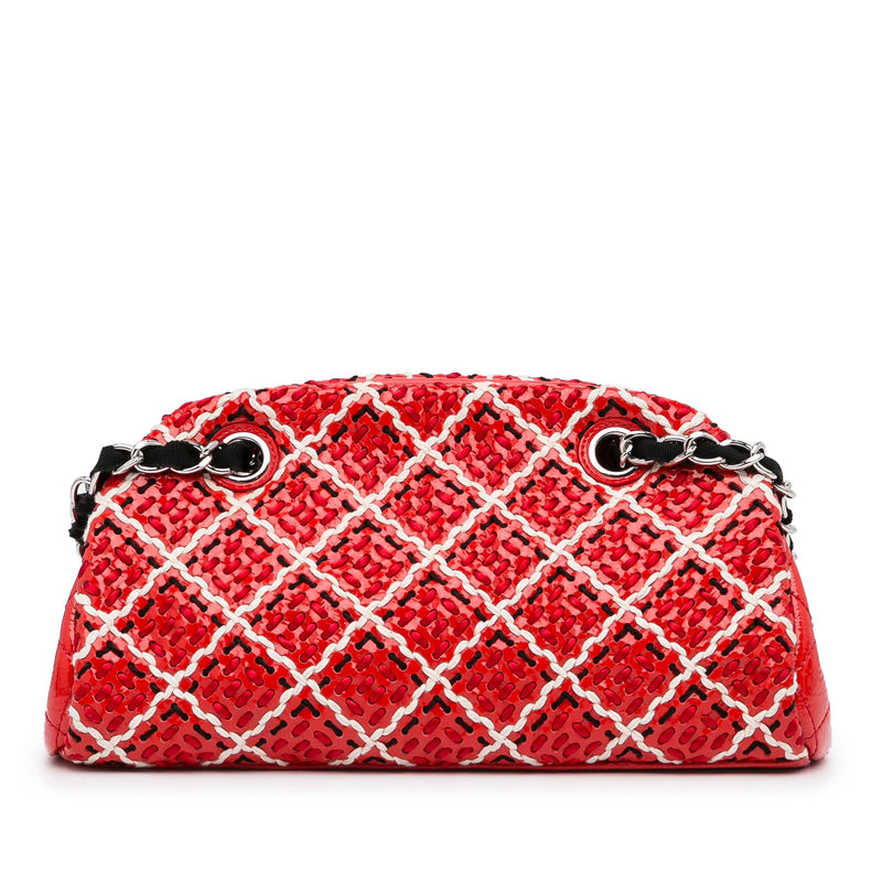 Chanel Small Stitch Just Mademoiselle Bowling Bag (SHG-uVLABc