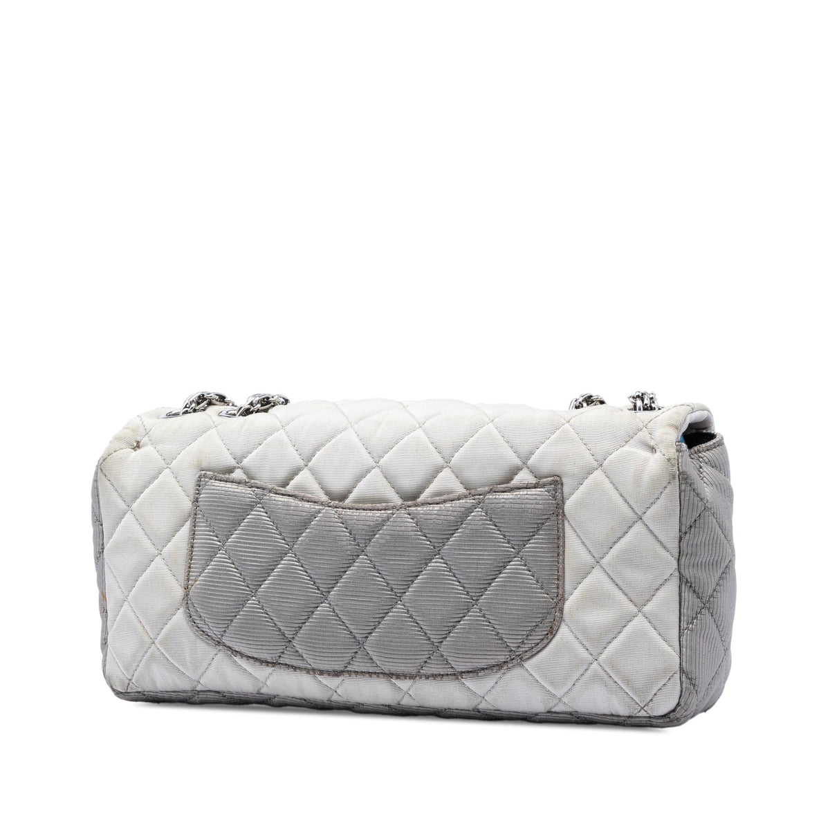 Chanel Small Tricolor Quilted Jersey Reissue 2.55 East West Flap