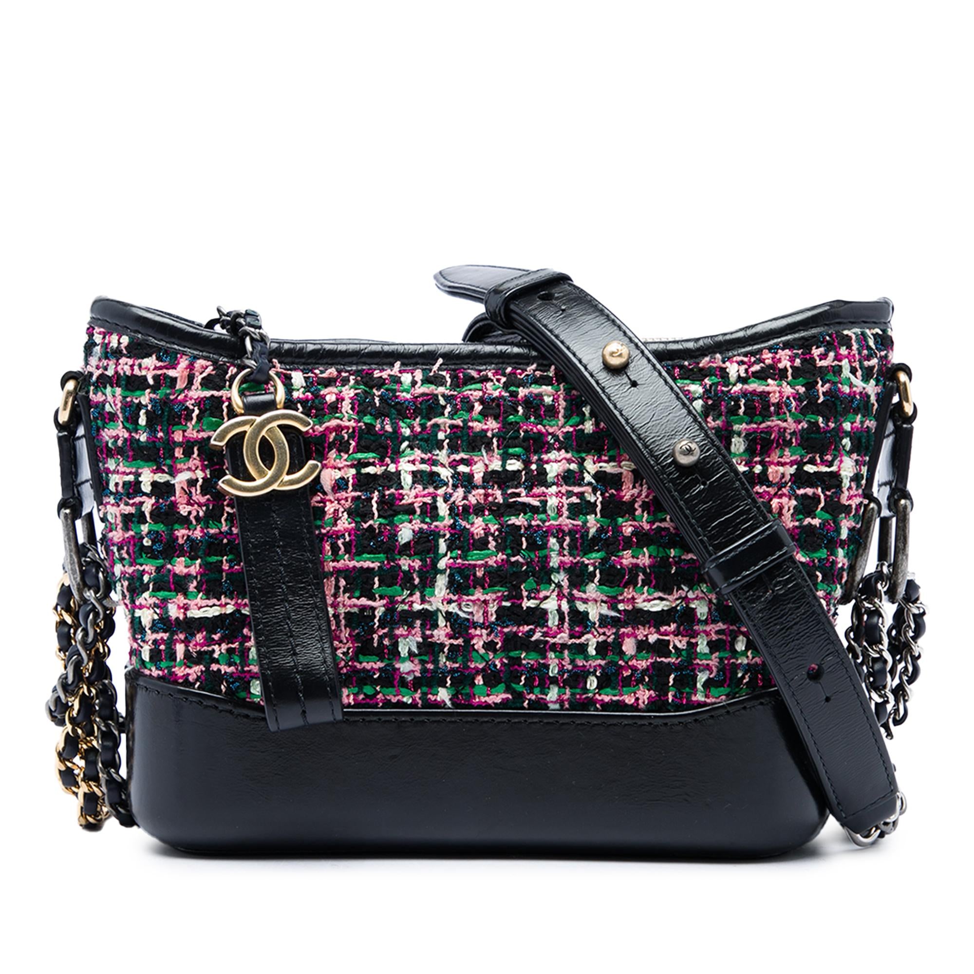 Chanel Small Tweed and Lambskin Gabrielle Crossbody
