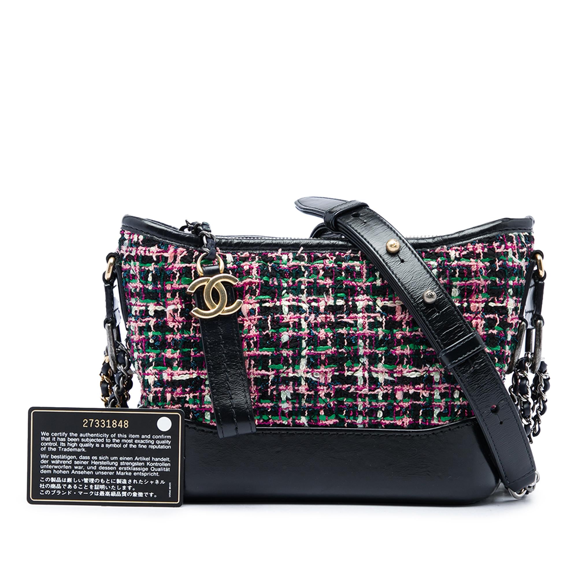 Chanel Small Tweed and Lambskin Gabrielle Crossbody