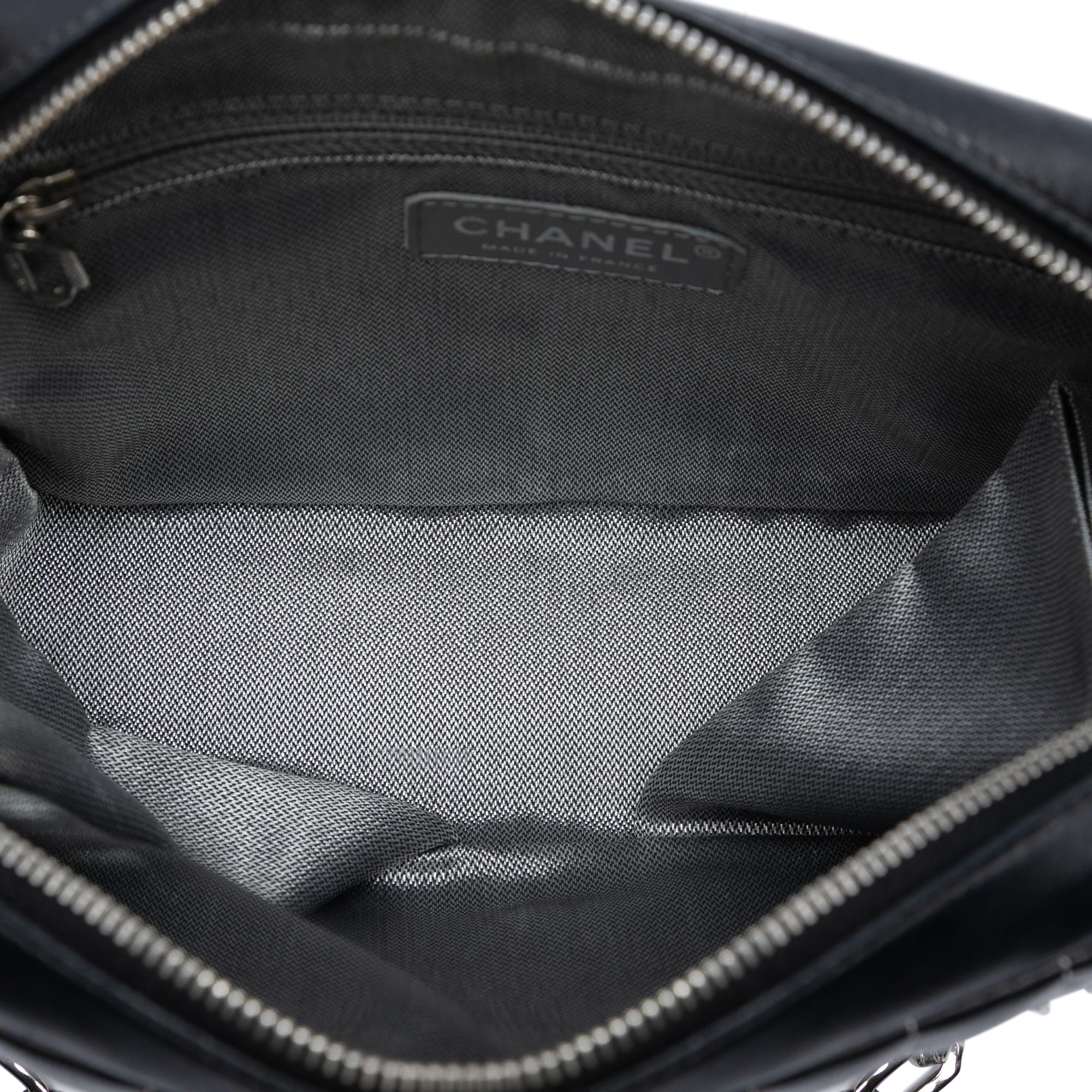 Chanel Small Vertical Quilted Lambskin Mademoiselle Camera Bag