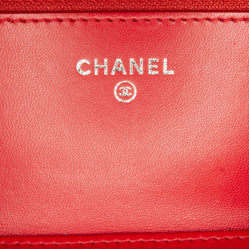 Chanel Tricolor CC Wallet on Chain (SHG-eSS2py)