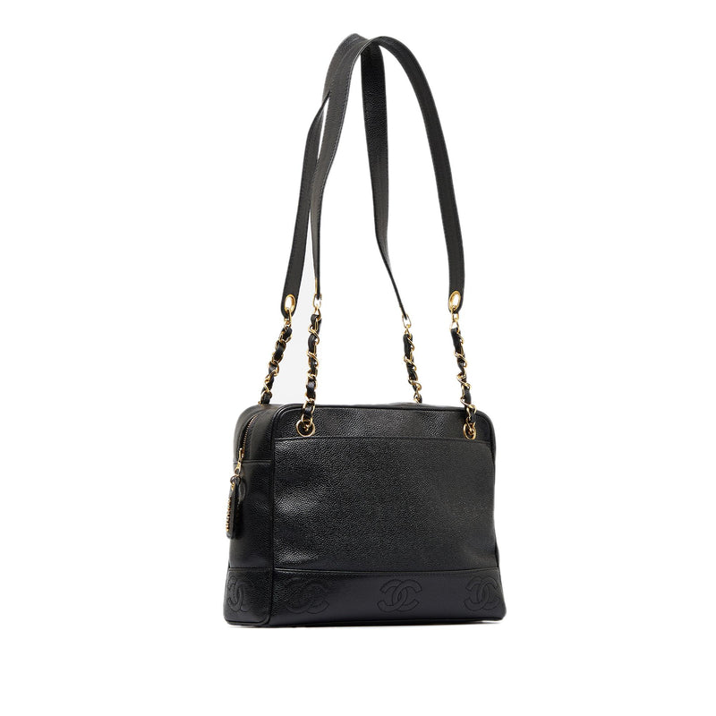 Chanel Triple CC Caviar Shoulder Bag (SHG-NlqR3u) – LuxeDH