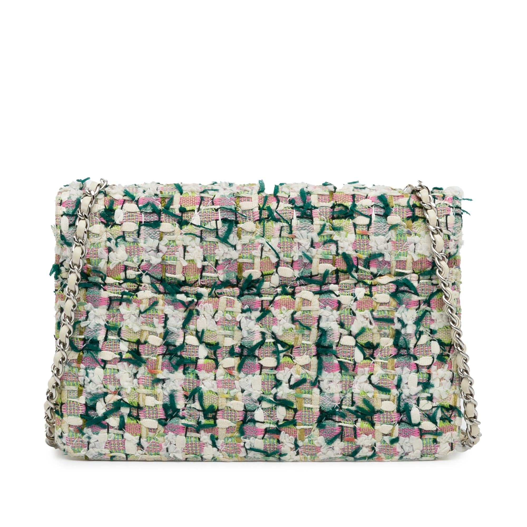 Chanel Tweed Beauty Lock Flap Bag (SHG-3g9Hun)