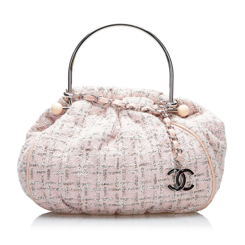 Chanel Tweed Boucle Knitting Handbag (SHG-pvDzjY) – LuxeDH