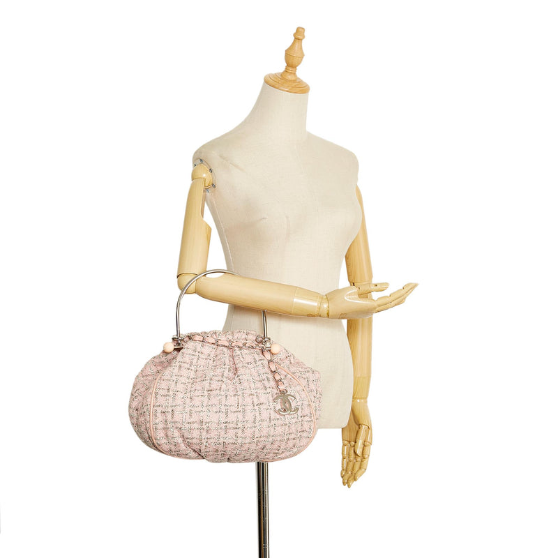 Chanel Tweed Boucle Knitting Handbag (SHG-pvDzjY) – LuxeDH