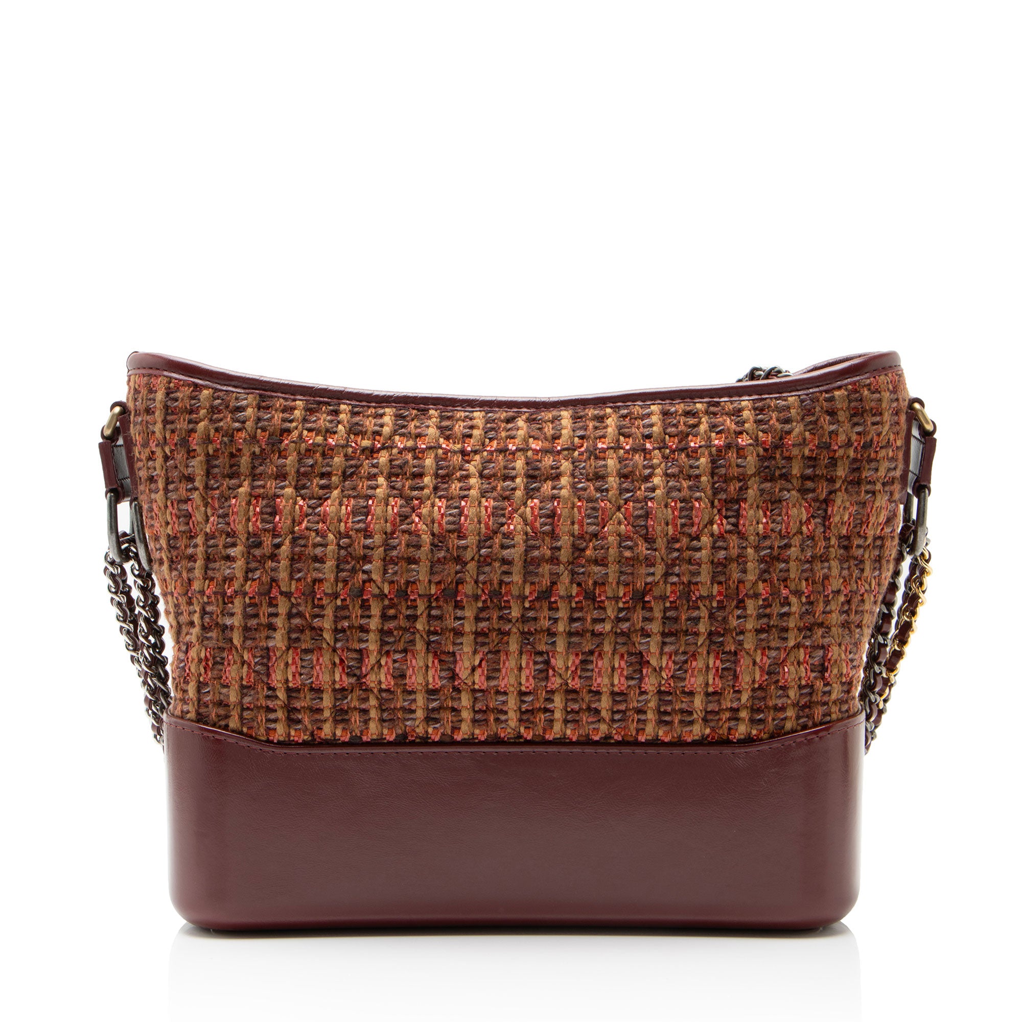 Chanel Tweed Calfskin Gabrielle Medium Hobo