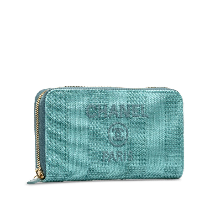 Chanel Tweed Deauville Continental Wallet (SHG-UlzXGM)