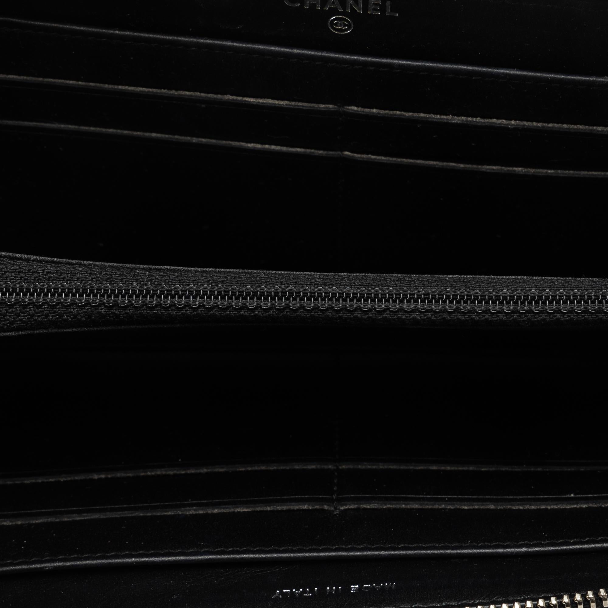 Chanel Tweed Deauville Continental Wallet