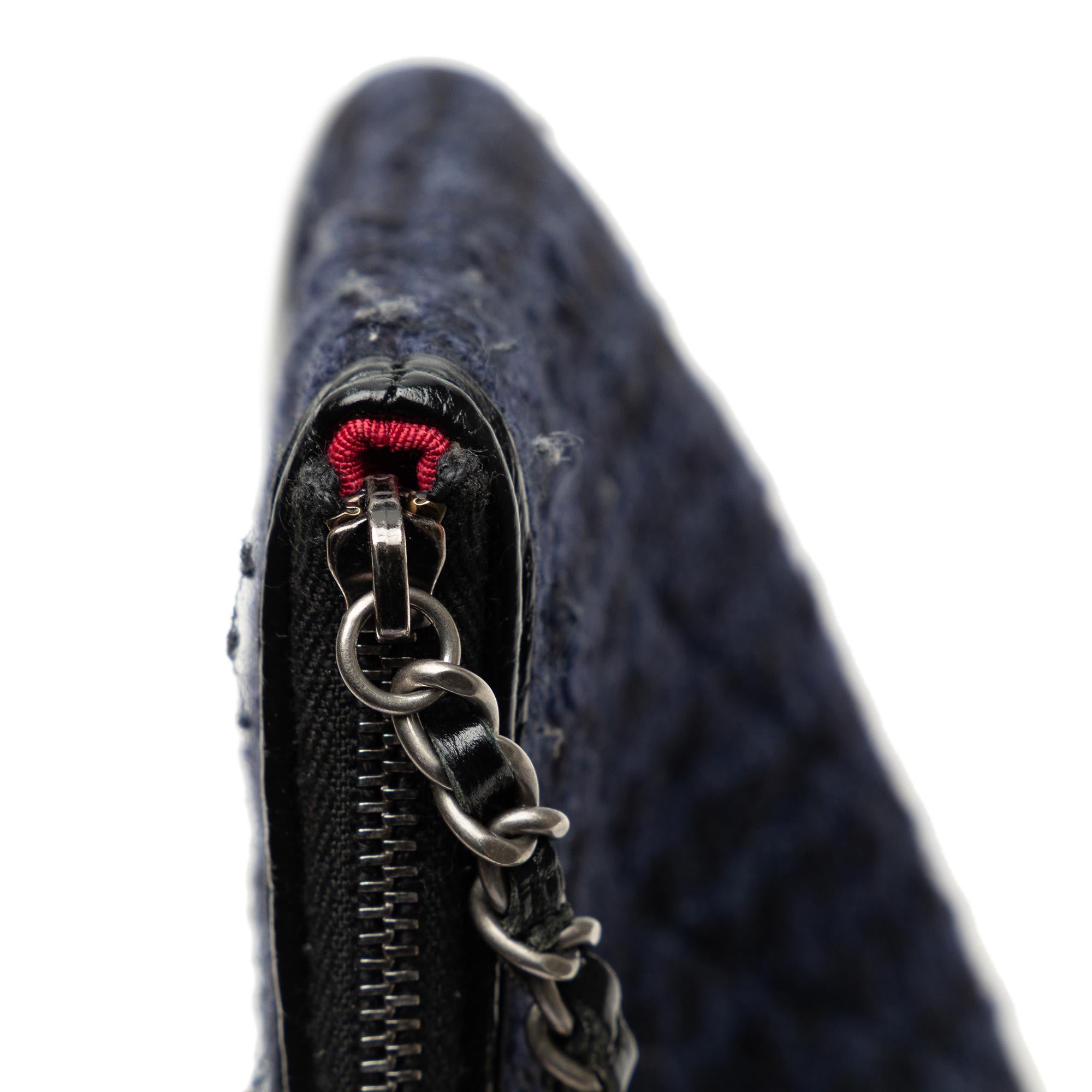 Chanel Tweed Gabrielle Clutch Bag (SHG-bga3xd)